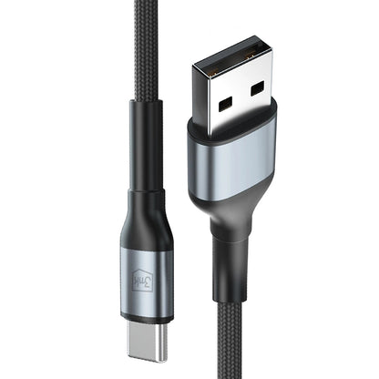 Daten- und Ladekabel USB-A - USB-C 3MK Hyper N 18, 18W, 1m, Schwarz