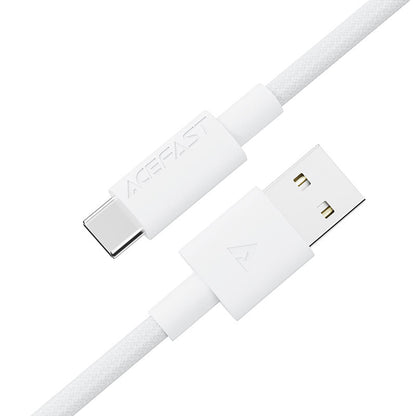 Daten- und Ladekabel USB-A - USB-C Acefast C18-04, 18W, 1.2m, Weiß