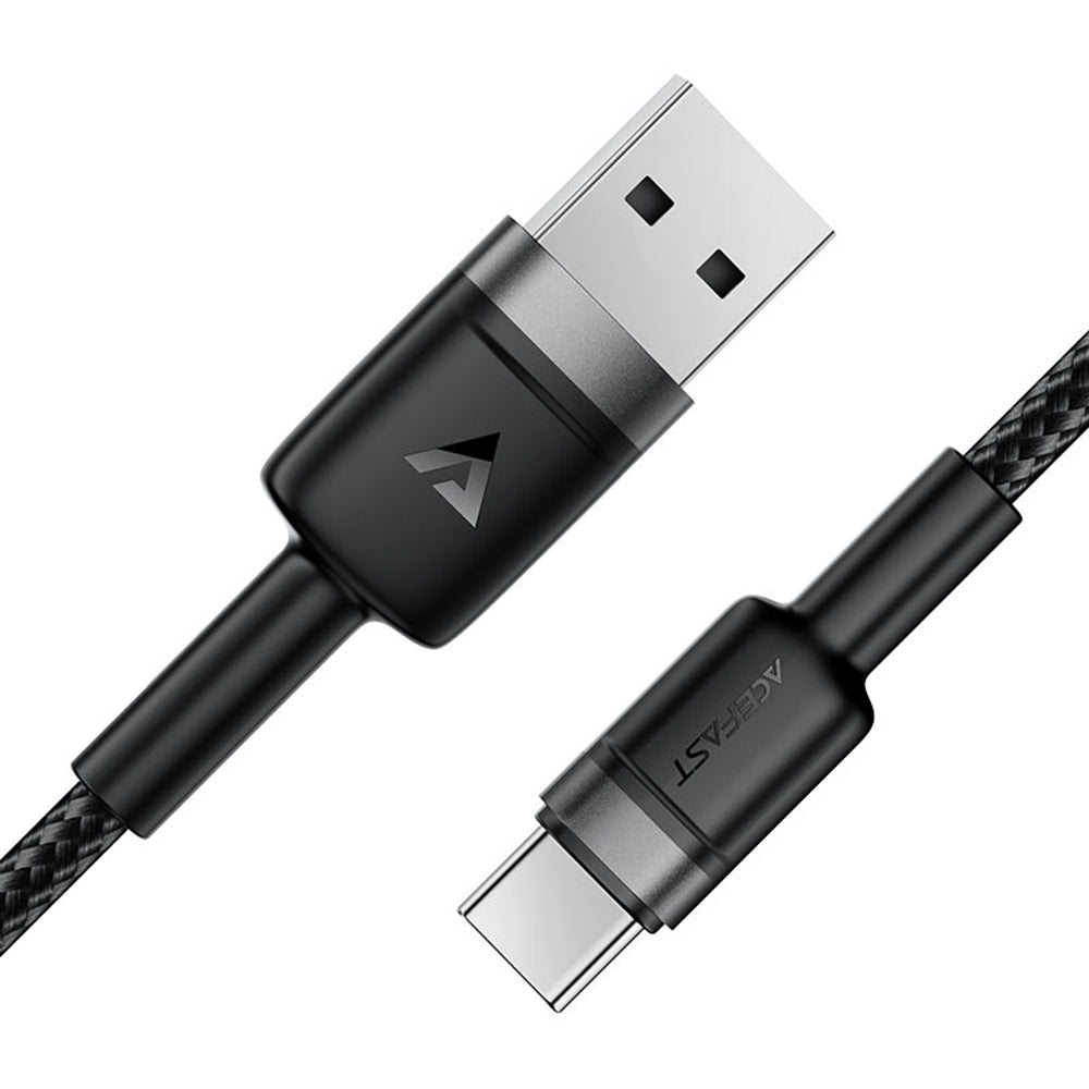 Daten- und Ladekabel USB-A - USB-C Acefast C22-04, 18W, 1,2m, Schwarz