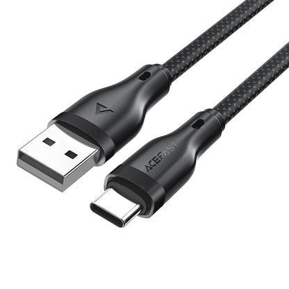 Daten- und Ladekabel USB-A - USB-C Acefast C8-04, 18W, 1.2m, Schwarz