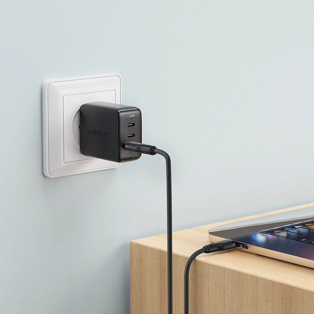 Daten- und Ladekabel USB-A - USB-C Acefast C8-04, 18W, 1.2m, Schwarz