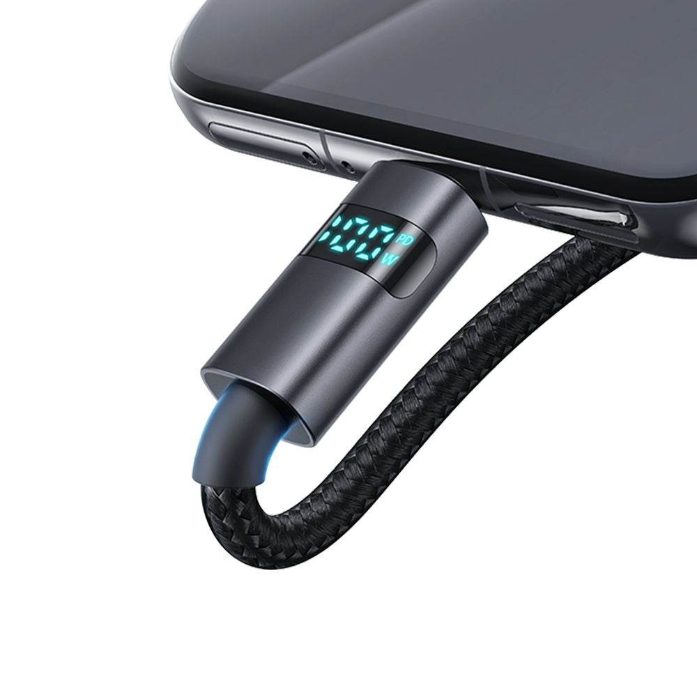 Daten- und Ladekabel USB-A - USB-C McDodo CA-6520 Display, 100W, 1.2m, Schwarz