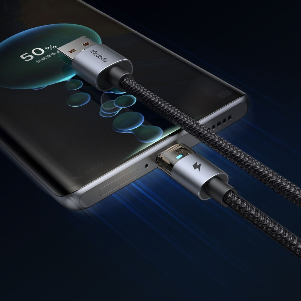 Daten- und Ladekabel USB-A - USB-C McDodo CA-6890, 66W, 1.2m, Schwarz