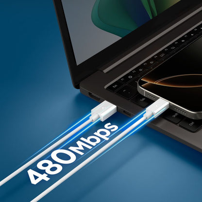 Daten- und Ladekabel USB-A - USB-C Spigen Essential, 60W, 1m, Weiß