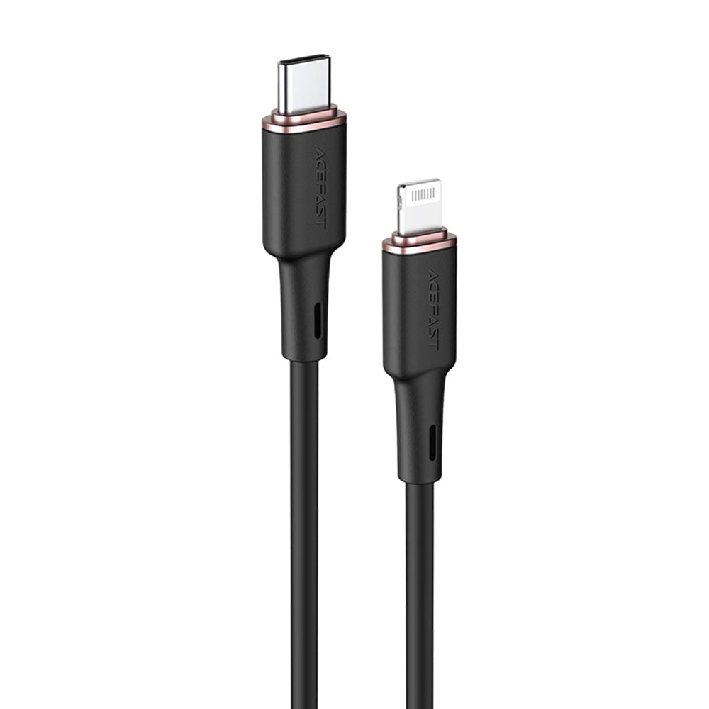 USB-C - Lightning Daten- und Ladekabel Acefast C2-01, 30W, 1.2m, Schwarz