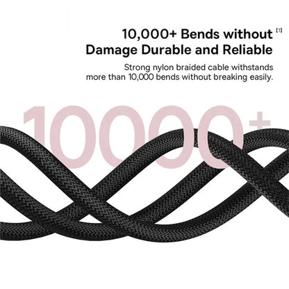 USB-C - Lightning Lade- und Datenkabel Baseus Dura Series, 20W, 2m, Rot Schwarz E0420802