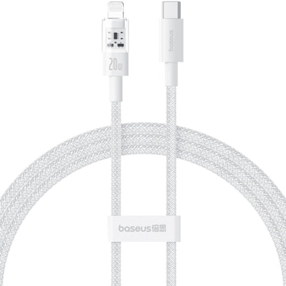 Daten- und Ladekabel USB-C - Lightning Baseus Gem, 20W, 2m, Weiß P10373001211-01