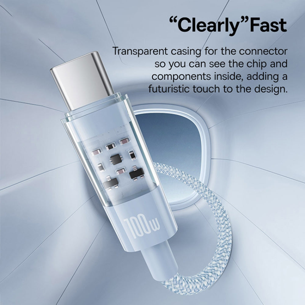 Daten- und Ladekabel USB-C - Lightning Baseus Gem, 20W, 2m, Blau P10373001311-01