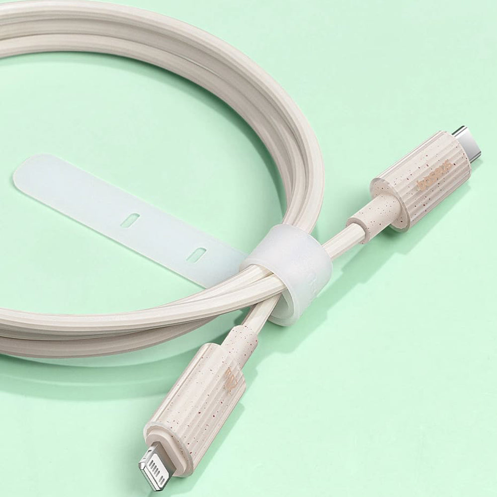 USB-C - Lightning Lade- und Datenkabel Baseus Habitat, 20W, 1m, Grün P10360201631-00