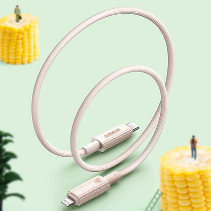 USB-C - Lightning Lade- und Datenkabel Baseus Habitat, 20W, 1m, Grün P10360201631-00