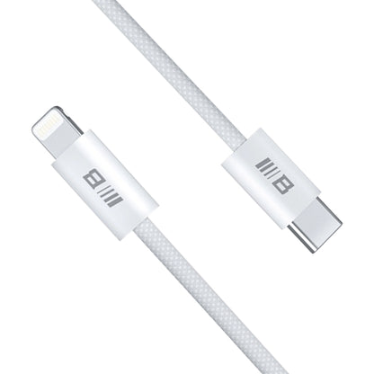 USB-C - Lightning Lade- und Datenkabel Blueo, 20W, 1.2m, Weiß