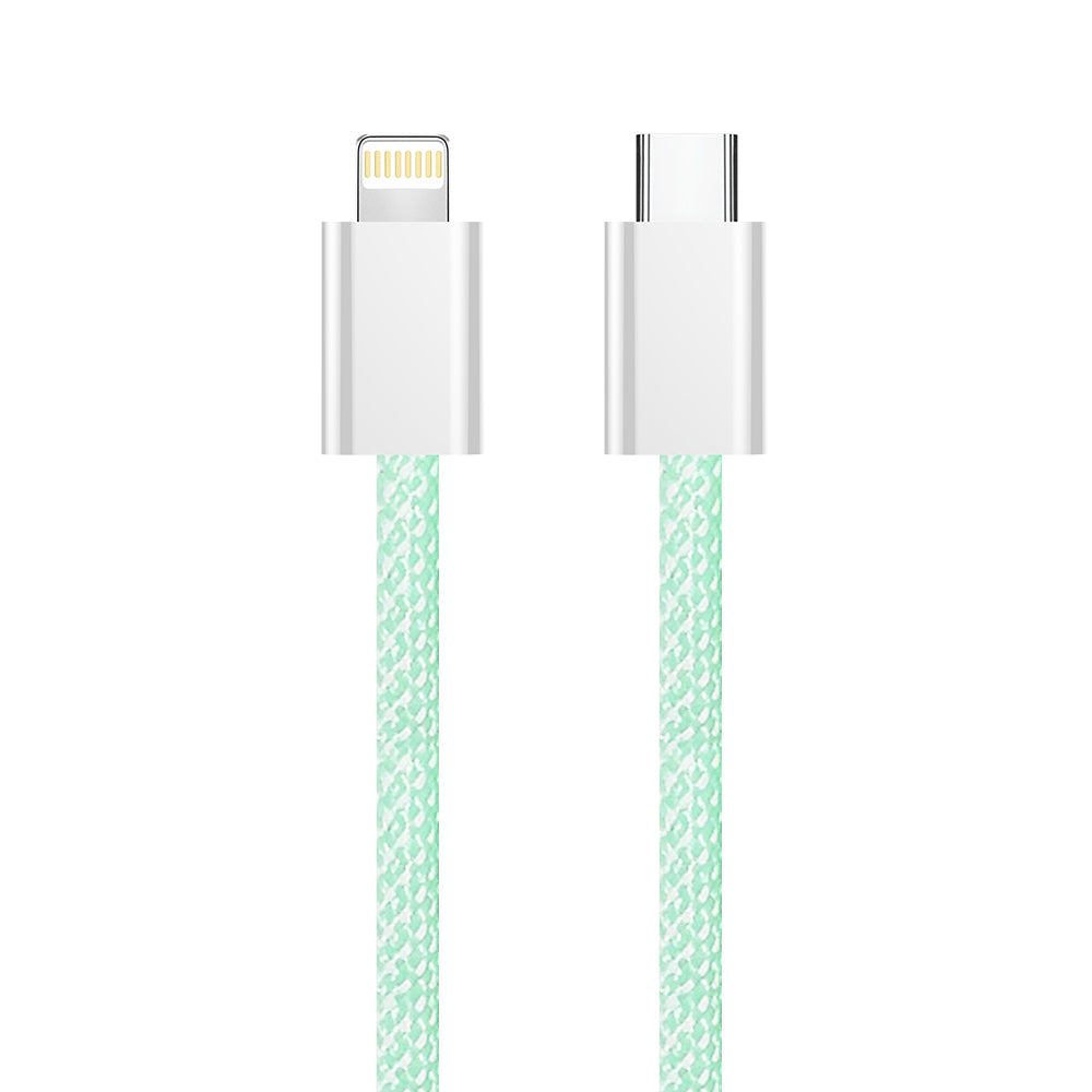 USB-C - Lightning Daten- und Ladekabel ColorWay CW-CBPDCL061, 27W, 1m, Grün