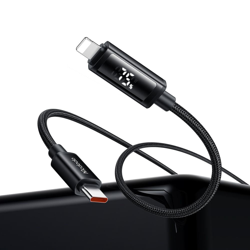 USB-C to Lightning McDodo CA-7990 Data and Charging Cable, 36W, 1.2m, Black