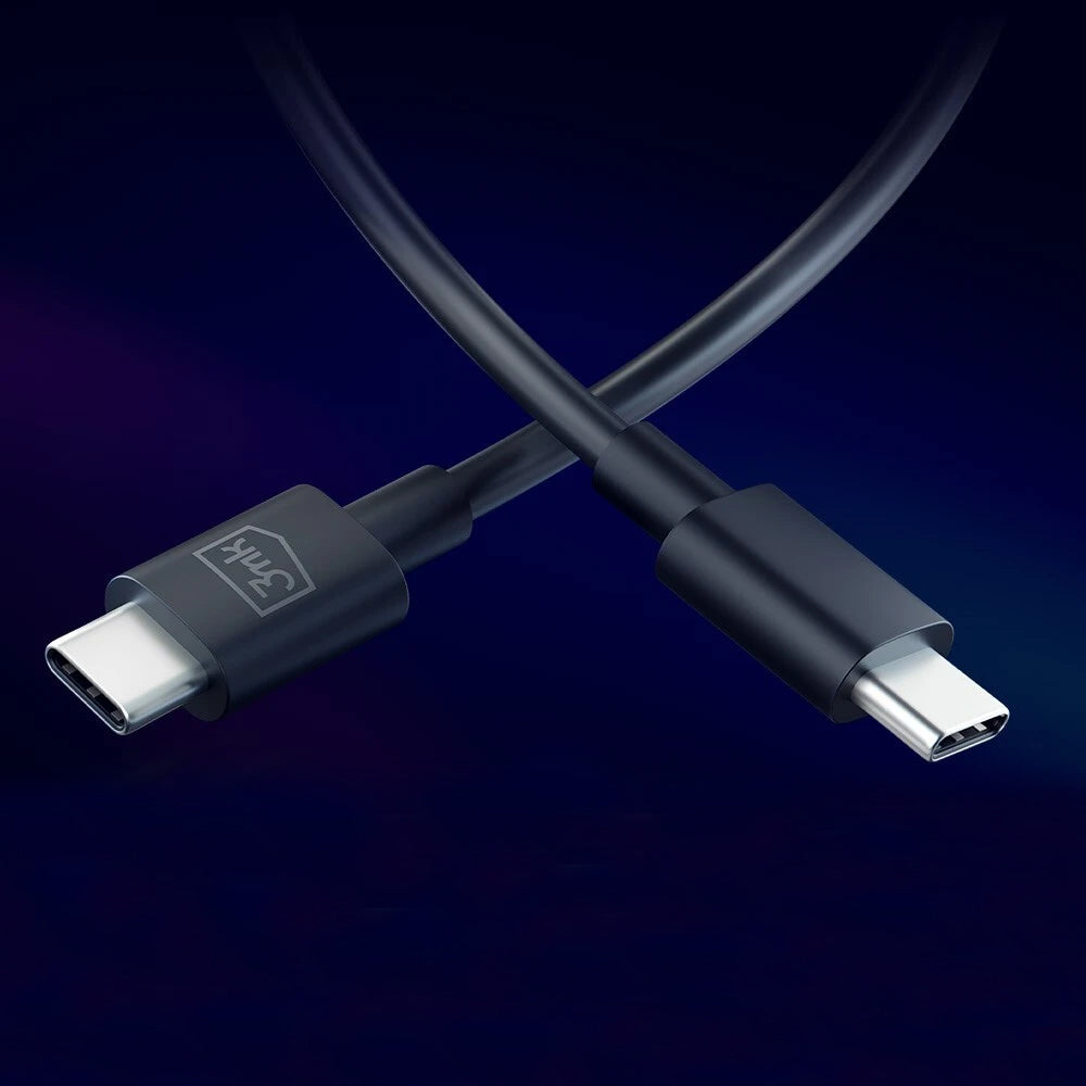 USB-C Daten- und Ladekabel - USB-C 3MK Hyper, 100W, 1.2m, Schwarz