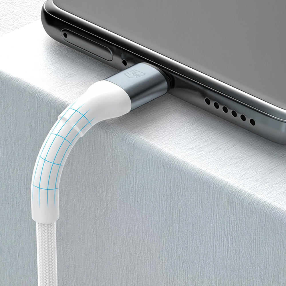 USB-C Daten- und Ladekabel - USB-C 3MK Hyper N, 100W, 2m, Weiß