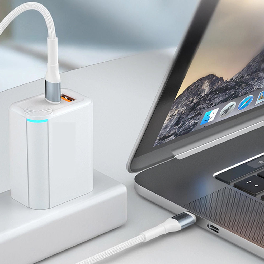 USB-C Daten- und Ladekabel - USB-C 3MK Hyper N, 100W, 2m, Weiß