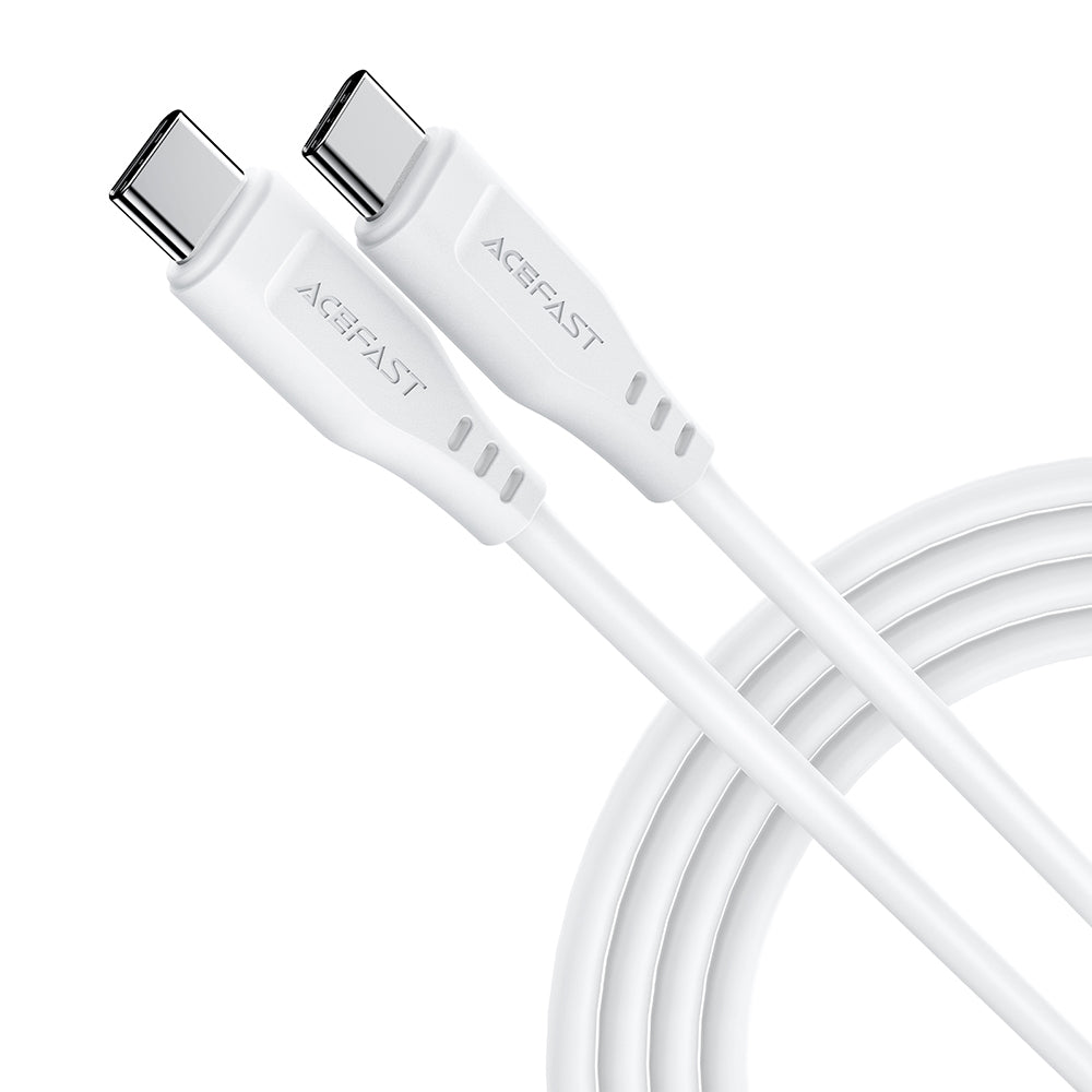Daten- und Ladekabel USB-C - USB-C Acefast C3-03, 60W, 1,2m, Weiß