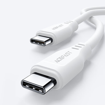 Daten- und Ladekabel USB-C - USB-C Acefast C3-03, 60W, 1,2m, Weiß