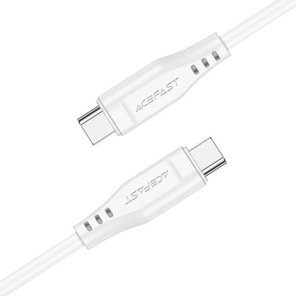 Daten- und Ladekabel USB-C - USB-C Acefast C3-03, 60W, 1,2m, Weiß