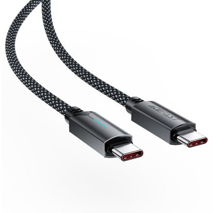Daten- und Ladekabel USB-C - USB-C Acefast C19-03, 60W, 1,2m, Schwarz