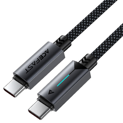 Daten- und Ladekabel USB-C - USB-C Acefast C19-03, 60W, 1,2m, Schwarz