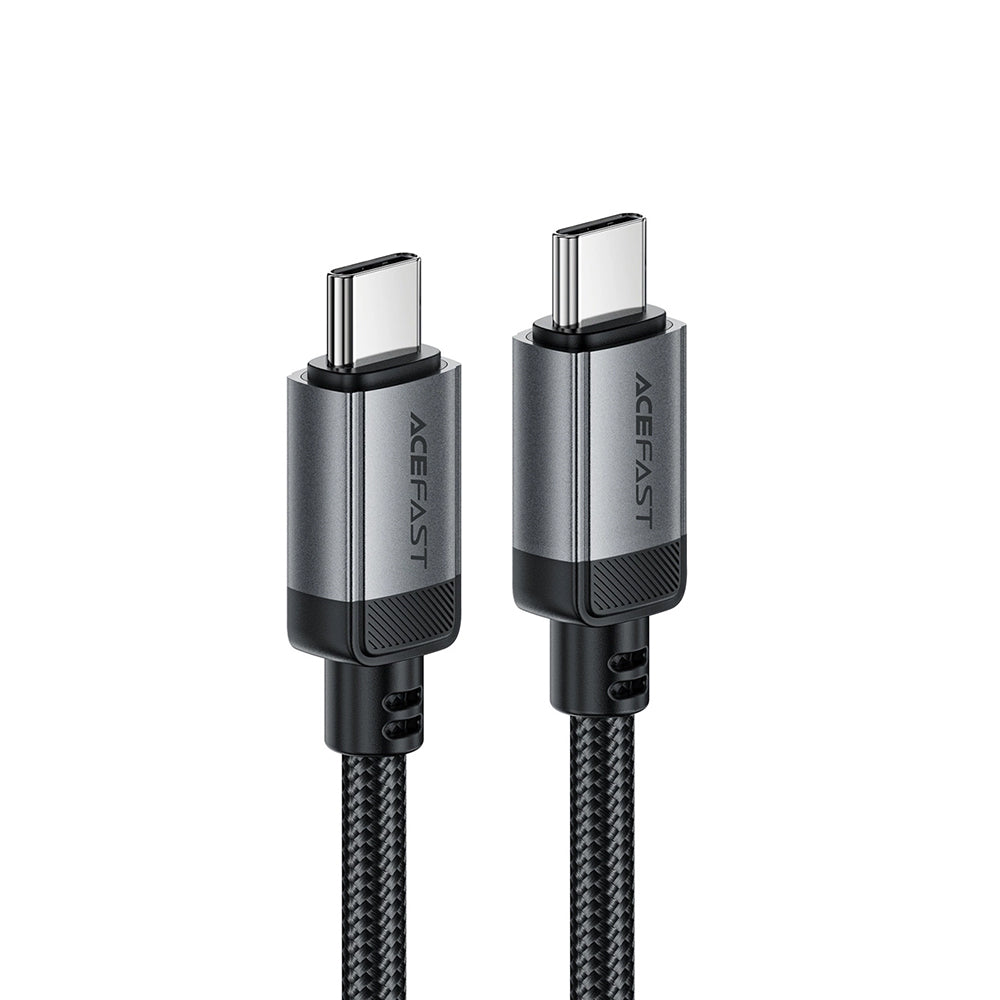 USB-C Data and Charging Cable - USB-C Acefast C20-03, 60W, 1.2m, Black