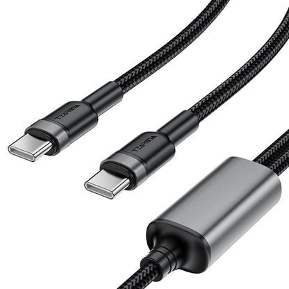 USB-C Daten- und Ladekabel - 2 x USB-C Acefast C22-02, 100W, 1,25m, Schwarz
