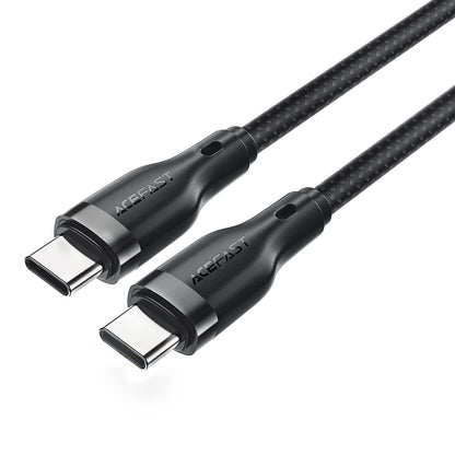 USB-C Data and Charging Cable - USB-C Acefast C8-03, 60W, 1.2m, Black