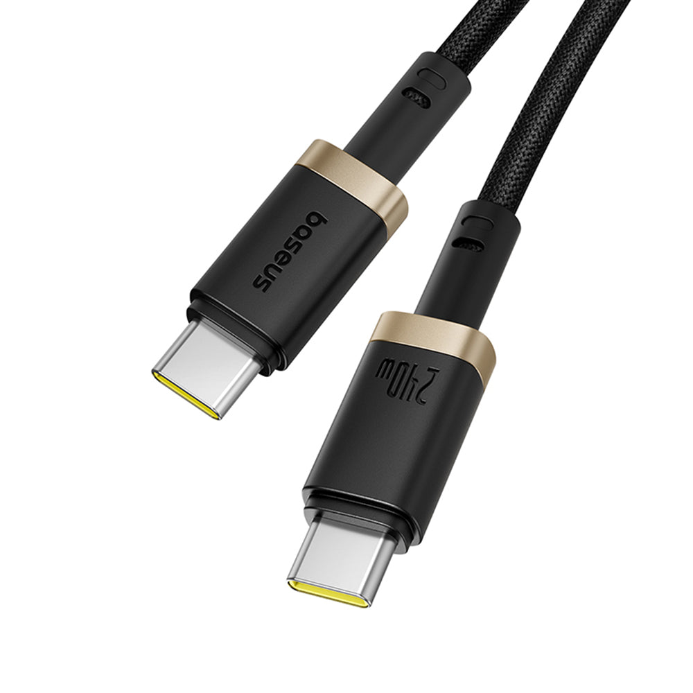 USB-C Daten- und Ladekabel - USB-C Baseus Dura, 240W, 1m, Gold Schwarz P10377803U03-00