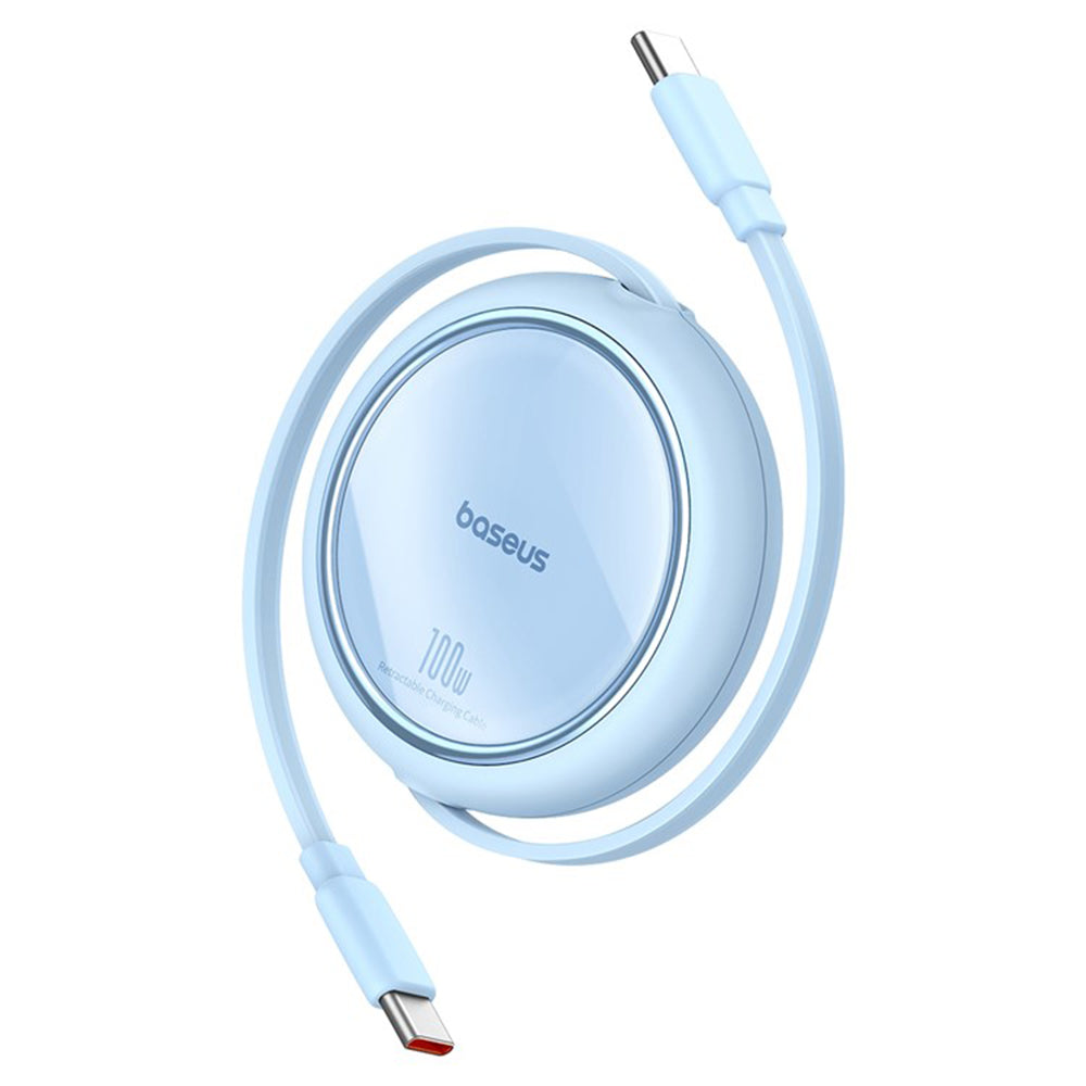 USB-C Daten- und Ladekabel - USB-C Baseus Free2Draw Mini Retractable, 100W, 1m, Blau P10364500311-00