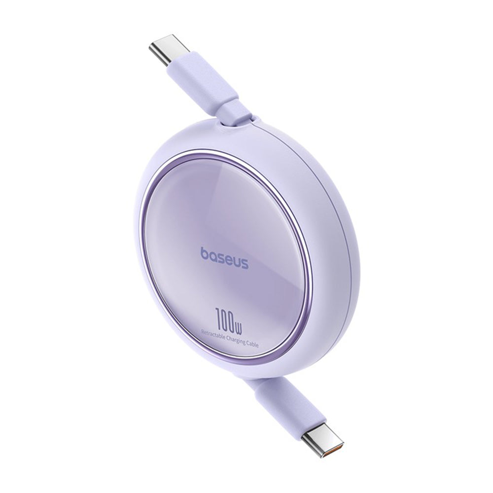 USB-C Daten- und Ladekabel - USB-C Baseus Free2Draw Mini Retractable, 100W, 1m, Lila P10364500511-00