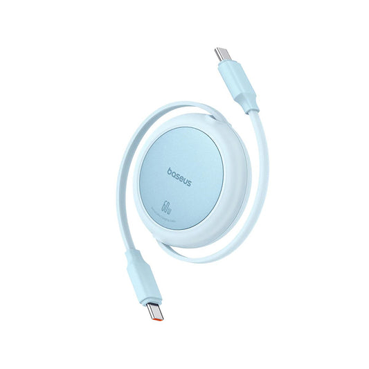 USB-C Daten- und Ladekabel - USB-C Baseus Free2Pull Mini Retractable, 60W, 1m, Blau P10364500311-01