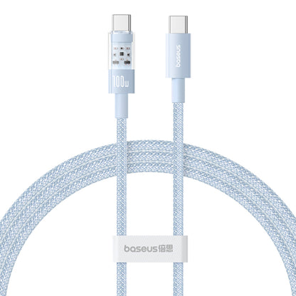 USB-C Data and Charging Cable - USB-C Baseus Gem, 100W, 1m, Blue P10373000311-00