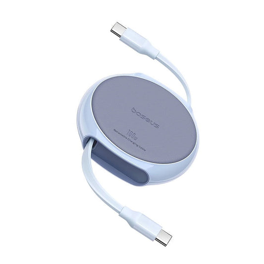 USB-C Daten- und Ladekabel - USB-C Baseus Pathfinder Retractable, 100W, 1m, Blau P10368400311-00