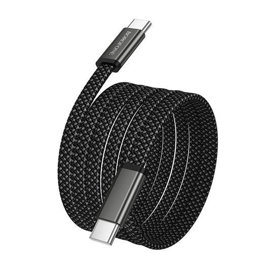 USB-C Daten- und Ladekabel - USB-C Borofone BX124 Peace, 60W, 1m, Schwarz