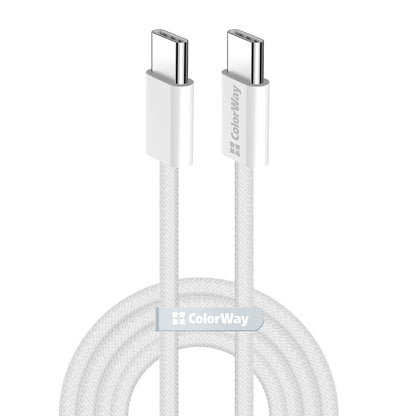 Daten- und Ladekabel USB-C - USB-C ColorWay CW-CBPDCC061, 60W, 1m, Grau