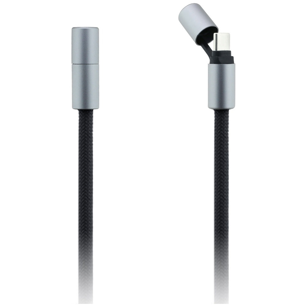 Daten- und Ladekabel USB-C - USB-C Karl Lagerfeld Ikonik Charm, 100W, 1,5m, Schwarz