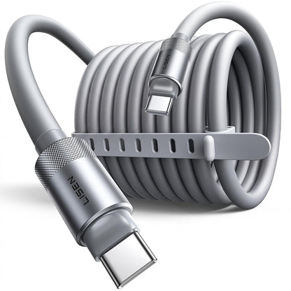 Daten- und Ladekabel USB-C - USB-C Lisen L115, 100W, 3m, Grau YL0126010031