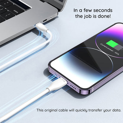 USB-C Data and Charging Cable - USB-C Lito LD03, 60W, 1m, White