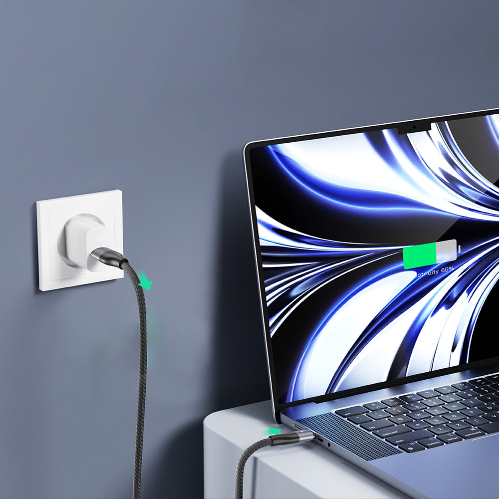 Daten- und Ladekabel USB-C - USB-C Lito LD25CC, 100W, 2m, Grau