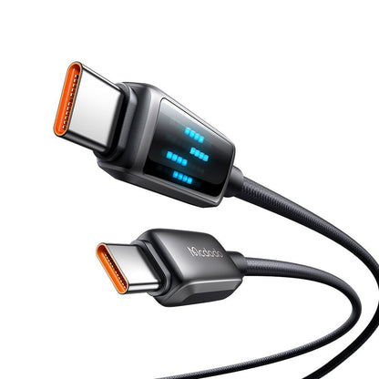 Daten- und Ladekabel USB-C - USB-C McDodo CA-4250 Display, 100W, 1.2m, Schwarz