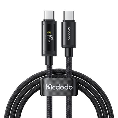USB-C Daten- und Ladekabel - USB-C McDodo CA-8000 Display, 100W, 1.2m, Schwarz