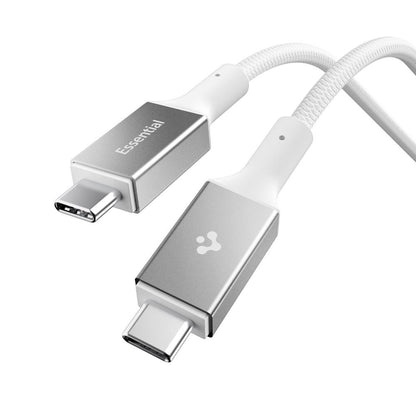 Daten- und Ladekabel USB-C - USB-C Spigen EB10015CC, 100W, 1,5m, Weiß ACA10420