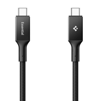 Daten- und Ladekabel USB-C - USB-C Spigen EB10015CC, 100W, 1.5m, Schwarz ACA10421