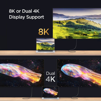 Daten- und Ladekabel USB-C - USB-C Spigen EB24012CC, 240W, 1.2m, Schwarz ACA09461