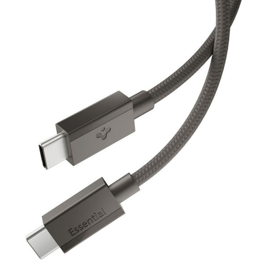 USB-C Daten- und Ladekabel - USB-C Spigen EB6015CC, 60W, 1,5m, Grau ACA10418