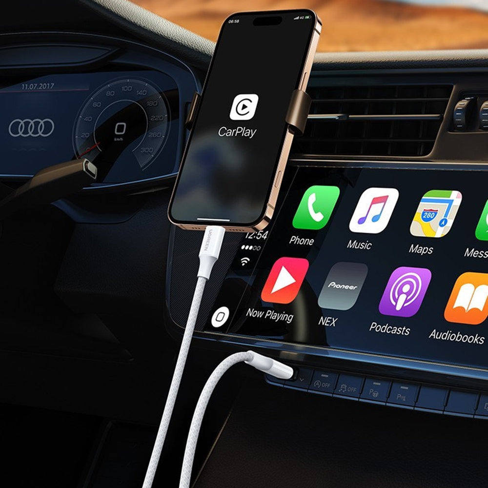 USB-C Daten- und Ladekabel - USB-C UGREEN L501, 60W, 1m, Schwarz