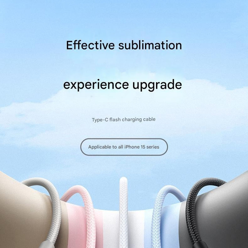 USB-C Daten- und Ladekabel - USB-C UGREEN L501, 60W, 1m, Schwarz