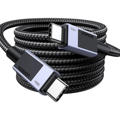 USB-C zu USB-C Daten- und Ladekabel UGREEN L512, 100W, 1m, Grau