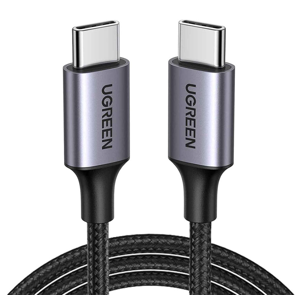 USB-C-auf-USB-C-Daten- und Ladekabel UGREEN US261 (50152), 60 W, 2 m, Grau